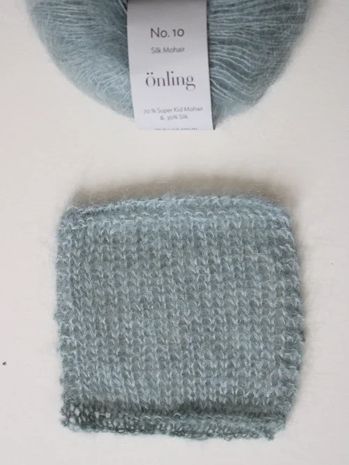 soyy.mohair minimal vest(gray)